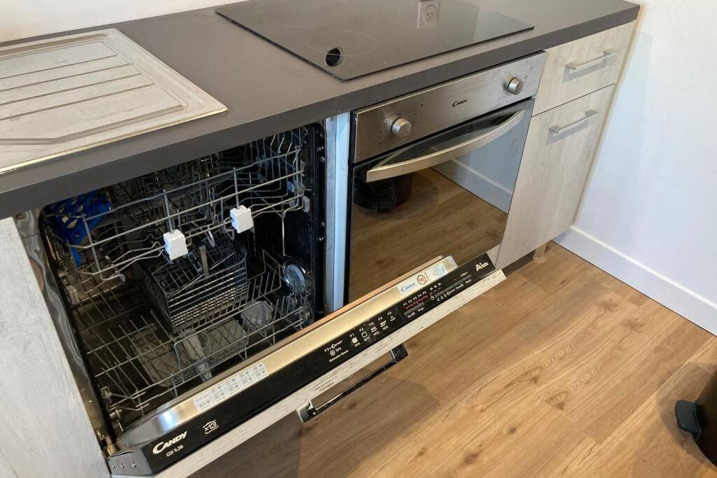 Appartement neuf et chaleureux dans Leers centre Extérieur photo